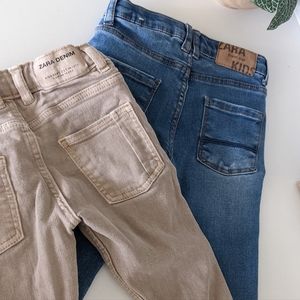 2 Pairs of Zara Kids Denim Jeans - 18-24m (Set of 2)